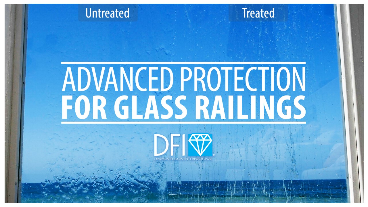 Advanced protection for glass railings